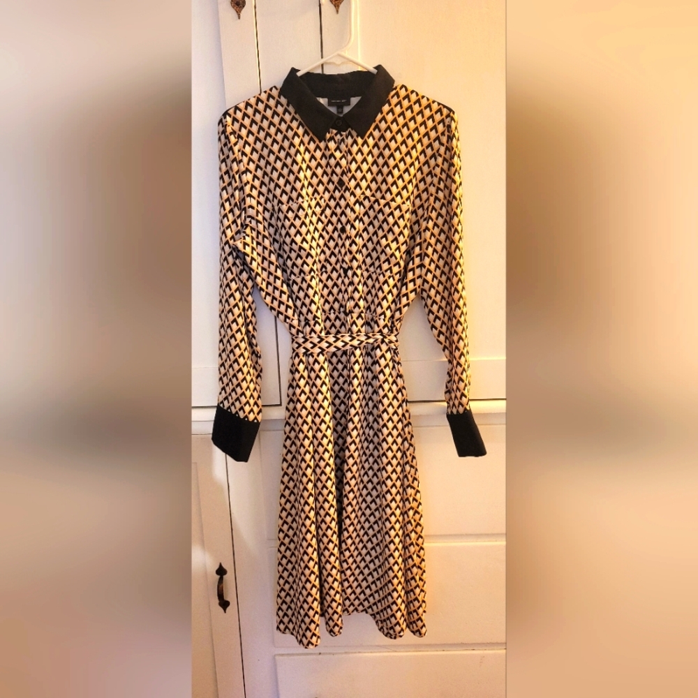 Who What Where Geometric Pattern Dress